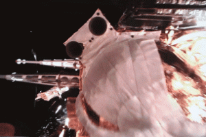 这是一抹来自月球表面的中国红！