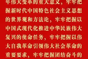 习近平：在党的旗帜下团结成“一块坚硬的钢铁”