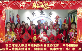 中外抱团网向海外华人华侨拜年，牛！牛！牛！