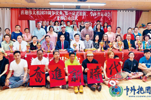 美国美東僑學體育運動會 法拉盛舉行啟動儀式