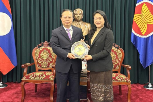 廖斌会长与东盟多国驻华使节进行商务交流