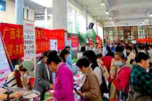 孝满八桂第七场社区市集在南宁老年活动中心热闹举行，服务惠民及企业优品消费满满