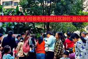 孝满八桂第八场社区市集在南宁北际社区融创·融公馆小区举行，刚需惠民受追捧